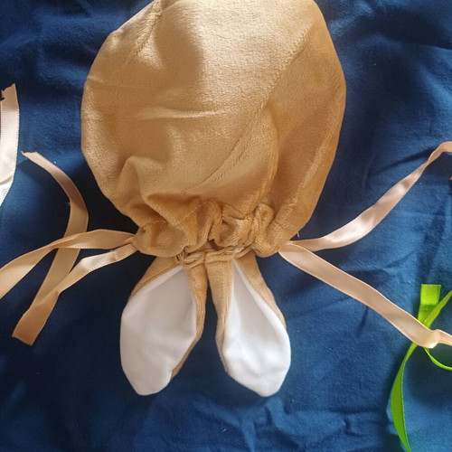 Easter bunny pouches new, set of 4 pieces