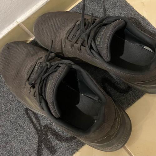 Adidas Cloud Foam sneakers like new, size 43 1/3, black and grey