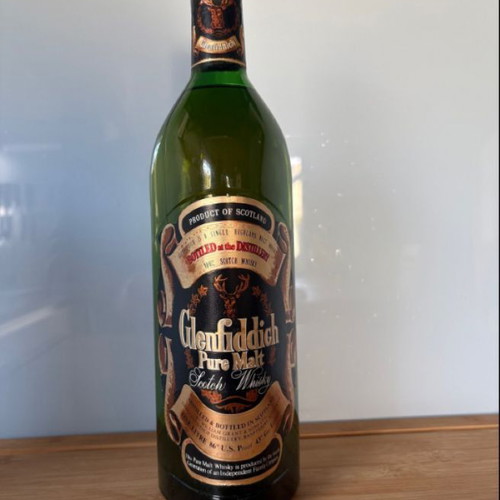 Glenfiddich Pure Malt 1L 43% Vintage 1970s Speyside Single Malt