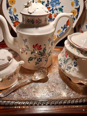 παλαιό σετ τσαγιού 3 τμχ Arthur Wood & Son Staffordshire, England Est 1884