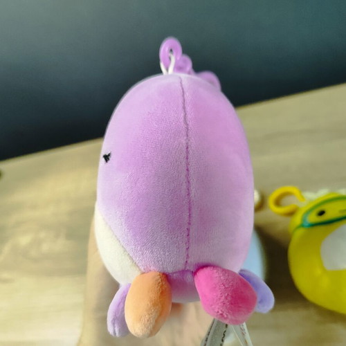 Squishmallows plush keychains set of 3 used, approx. 10 cm