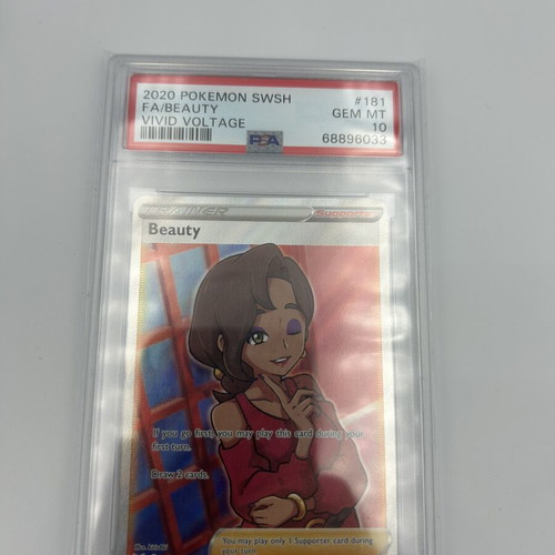 Beauty #181/185 Vivid Voltage Full Art Pokémon card PSA 10 GEM MINT