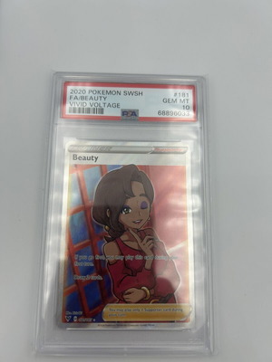 Beauty #181/185 Vivid Voltage Full Art Pokémon card PSA 10 GEM MINT