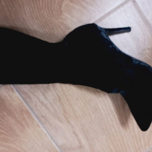 Stephen Good boots used, velvet, size 39, black