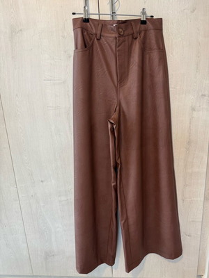 Arpyes leather pants size M like new, burgundy brown