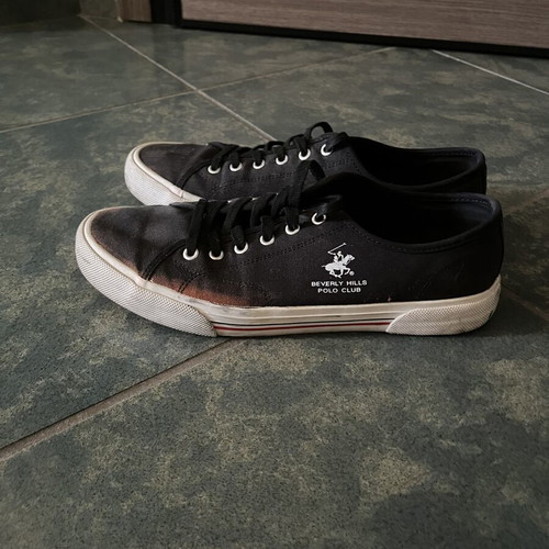 Beverly Hills Polo Club sneakers used, size 44, black