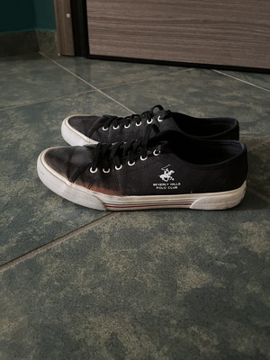 Παπούτσια sneakers Beverly Hills Polo Club μεταχειρισμένα, νούμερο 44, μαύρα