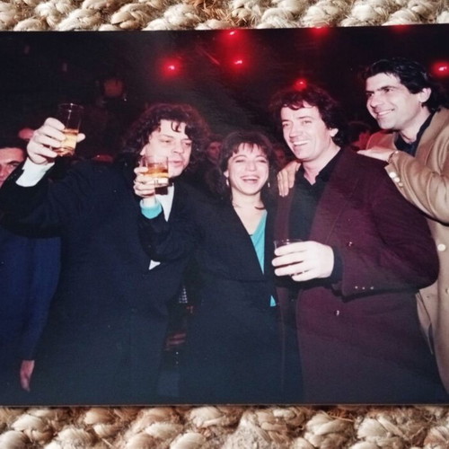 Rare Authentic Photo of Greek Actors Bonatsos, Bezos, Papadopoulos