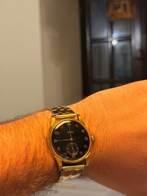 Dogma Prima Jumbo used watch with two-tone bracelet 39mm