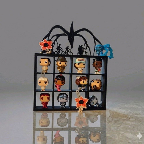 Handmade Stranger Things Display Stand for Mini Figures new