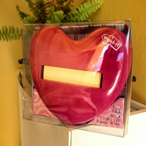 Post-it Pop Up Dispenser Heart new