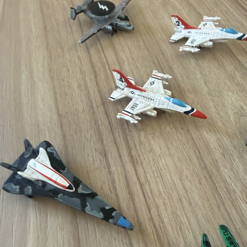 Micro Machines aircraft collection, 14 pieces, vintage, like new