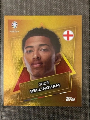 Topps UEFA Euro 2024 Jude Bellingham Gold SP καινούργιο