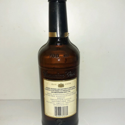 Canadian Club whisky new, sealed