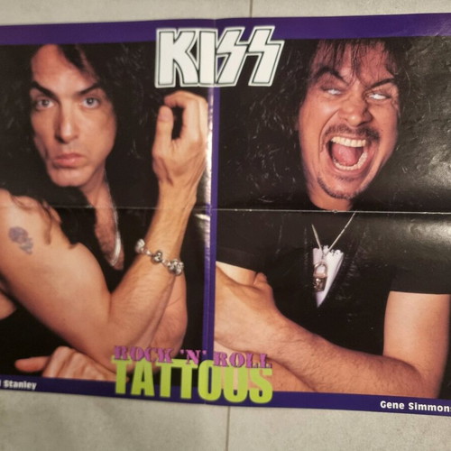 Kiss posters used, pack of 20 from magazines