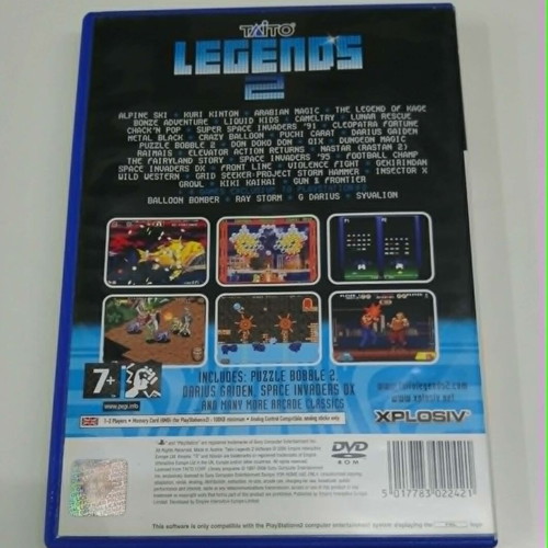 Taito Legends 2 PS2 game used, English version