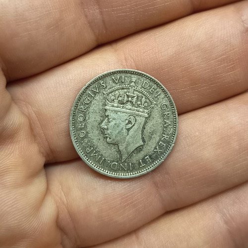 Cyprus 9 piastres 1940 used, very good condition