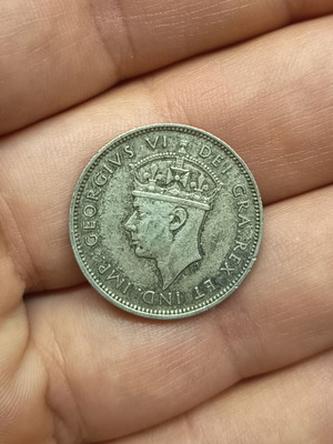 Cyprus 9 piastres 1940 used, very good condition