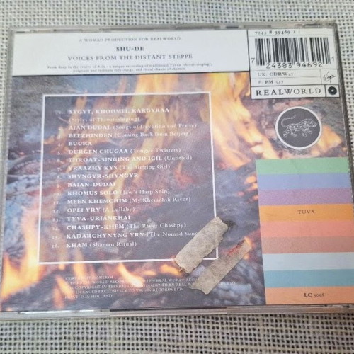 Shu-De Voices From The Distant Steppe CD, folk