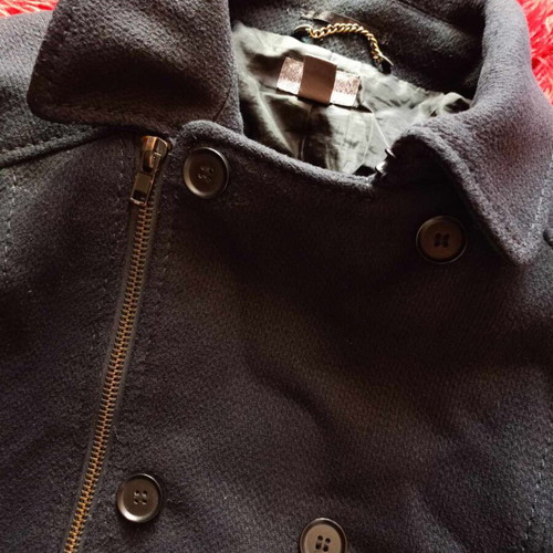 H&M Regular Fit Jacket mixed wool like new black