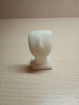 Cycladic figurine used, decorative desk replica 7cm