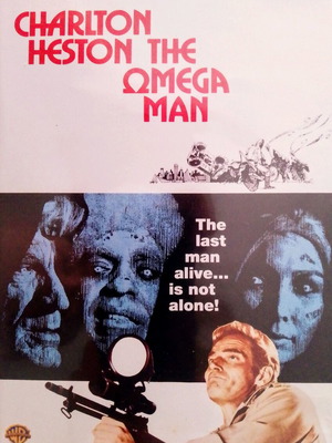 Σετ θρίλερ The Ωmega Man DVD μεταχειρισμένο, σπάνια συλλεκτική ταινία