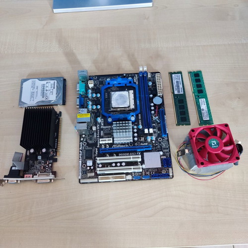 Σετ μητρικής Asrock 960GM-GS3 με CPU FX 4100, HDD, GPU, 6GB RAM μεταχειρισμένο