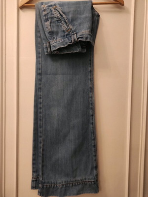 Zara Woman Wide Leg Jeans Size XS 34 Used Blue