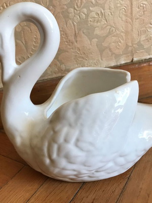 Πορσελάνινος κύκνος διακοσμητικό αντίκα vintage σπάνιο