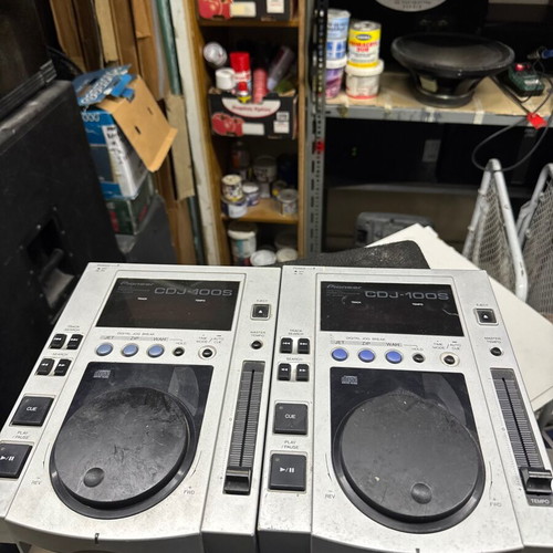 Pioneer CDJ-100S Vintage DJ CD Players set of 2 used