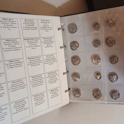 The 100 Most Beautiful Ancient Greek Coins, luxury case with explanatory texts