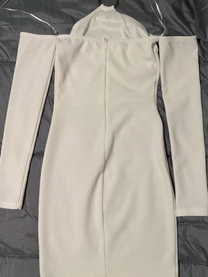 φόρεμα μίνι λευκό αφόρετο