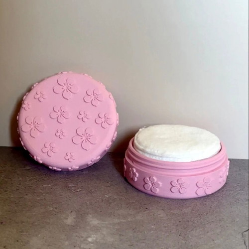 Floral Cotton Pad Storage Box new, practical and elegant