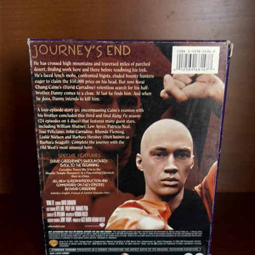 Kung Fu Season 3 DVD, complete, English Spanish French