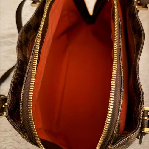Louis Vuitton Belem mm τσάντα ώμου μεταχειρισμένη καφέ