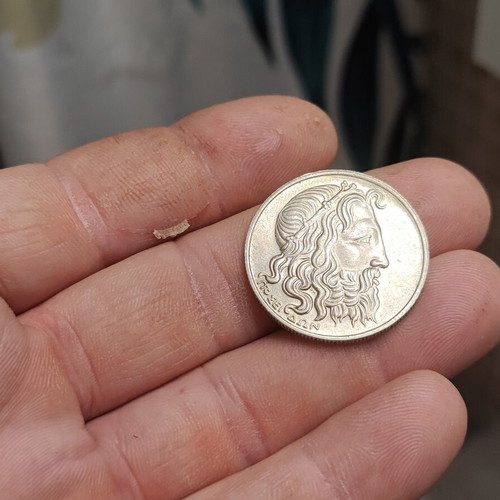 20 Drachmae 1930 Poseidon silver coin like new