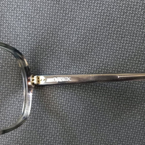 Optolux vintage eyeglass frame like new, gray brown