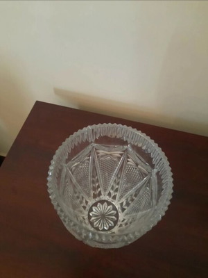 Large crystal vase like new