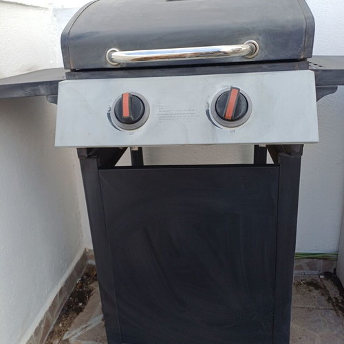 Bormann Elite BBQ2000 Gas Grill with Cast Iron Grate 45x45cm, 2 Burners 7.2kW