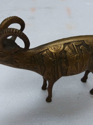 Decorative animals used, intricate antique
