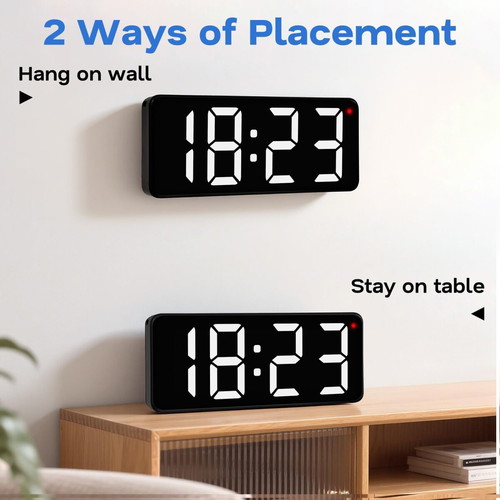 Sukeen Digital Desk Clock like new with large LED digits and auto brightness