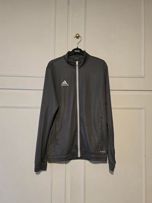 Adidas men's sports jacket like new, gray, size M