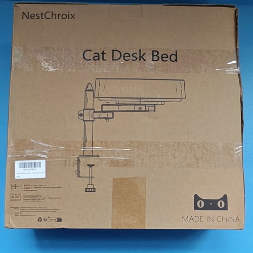 Cat bed for desk new with cushion and adjustable rotation