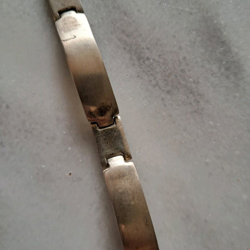 Men's silver bracelet used