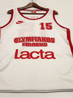 Ολυμπιακός Ρετρό Φανέλα Μπάσκετ Σεζόν 1997-1998 Ρεπλίκα Μέγεθος XL Καινούργιο