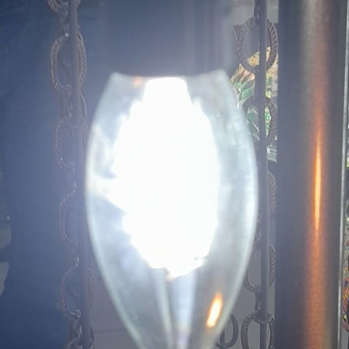 LED lamp E14 4 watt yellow and white new, 300 lumen