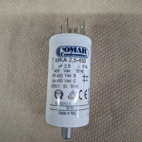 COMAR MKA 2,5μF 450VAC πυκνωτής μόνιμης λειτουργίας
