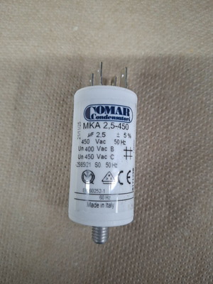 COMAR MKA 2,5μF 450VAC πυκνωτής μόνιμης λειτουργίας