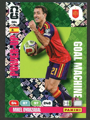2026 Panini World Cup Adrenalyn XL #604 Oyarzabal Power Up pack like new