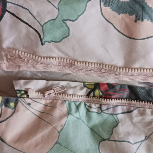 Mini skirt H&M like new with floral pattern, multicolor, size XL